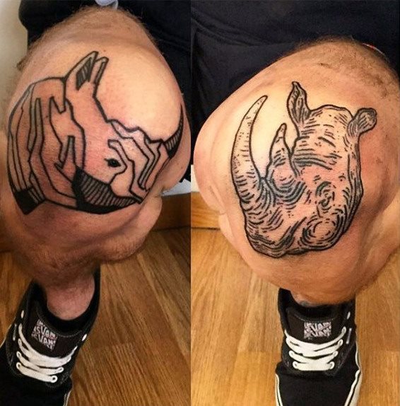 tatouage rhinoceros 50