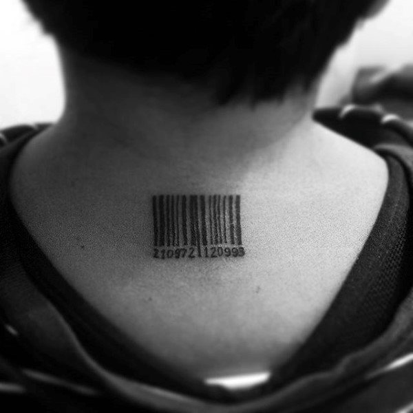 Signification tatouage code barre