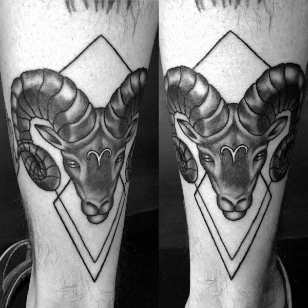 tatouage signe belier 102