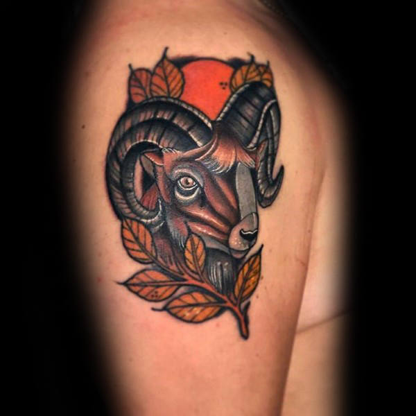 tatouage signe belier 129