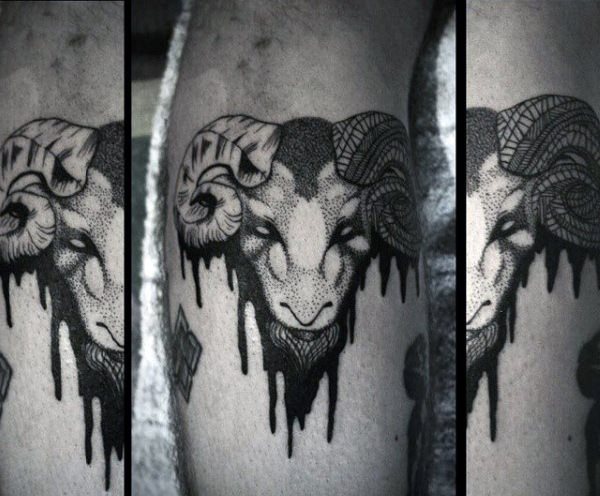 tatouage signe belier 219