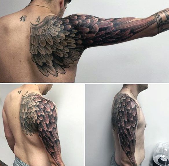tatouage ailes 175