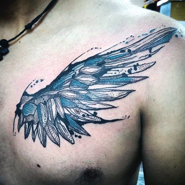 tatouage ailes 77