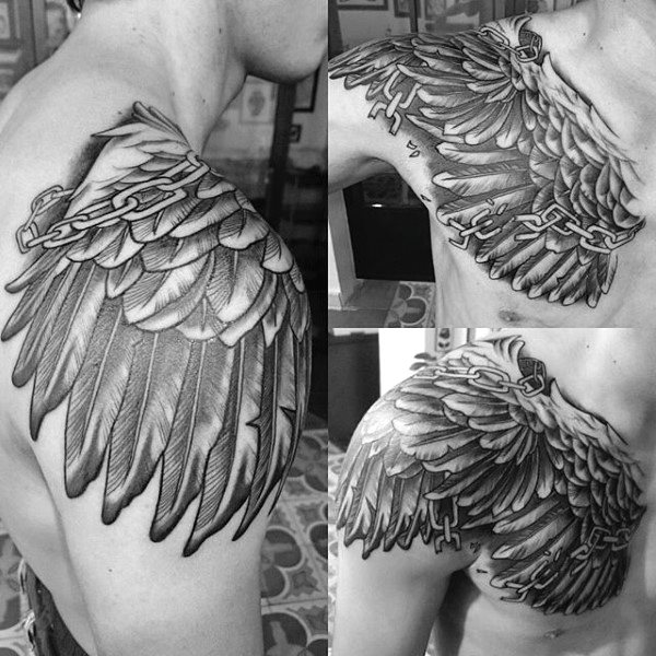 tatouage ailes 85