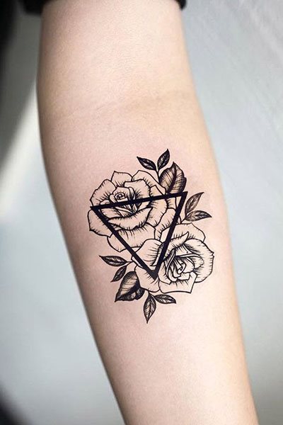 tatouage rose 109