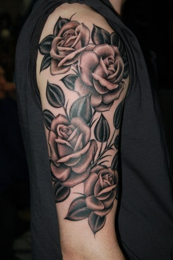 tatouage rose 233