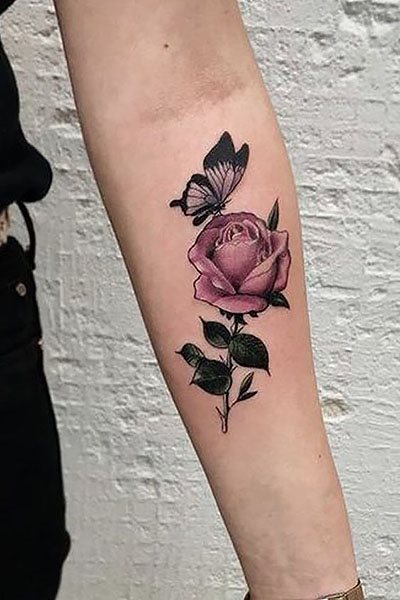 tatouage rose 247