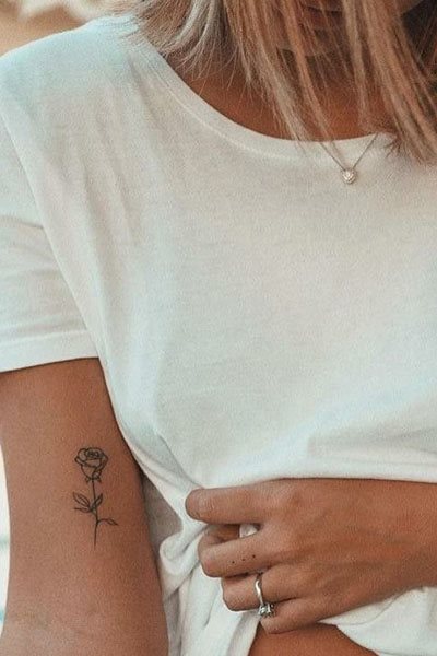 tatouage rose 271
