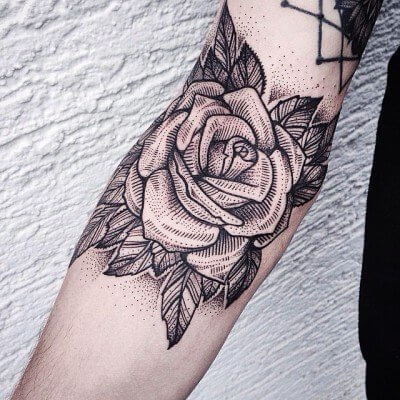 tatouage rose 283