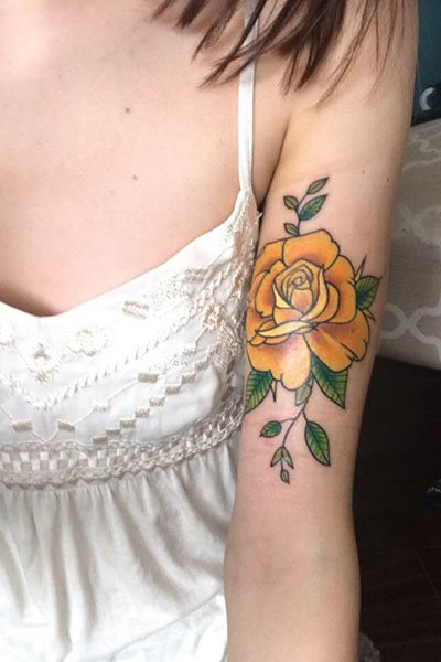tatouage rose 289
