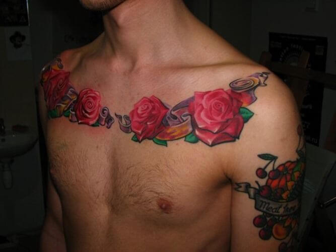tatouage rose 35