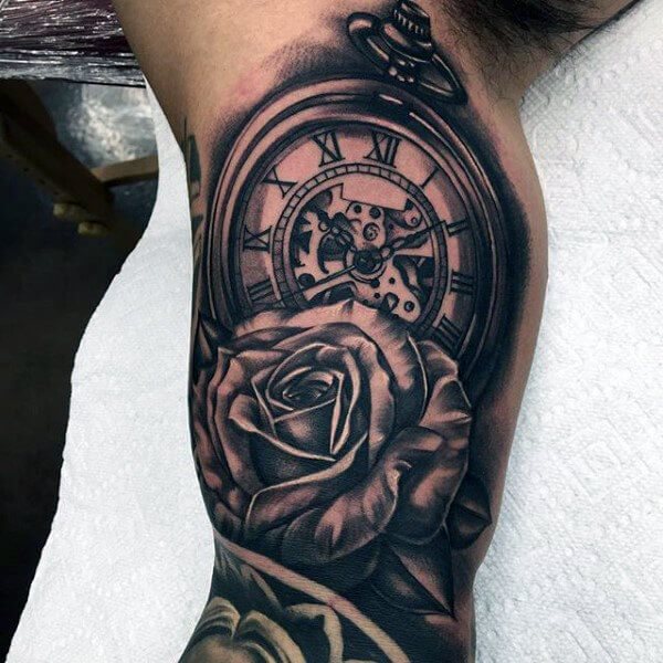 tatouage rose 37
