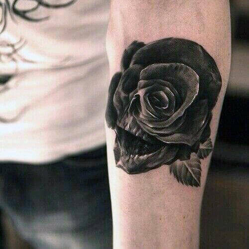 tatouage rose 83
