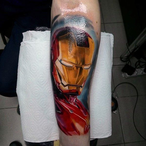 120 tatouages d'Iron Man : Meilleurs dessins et signification
