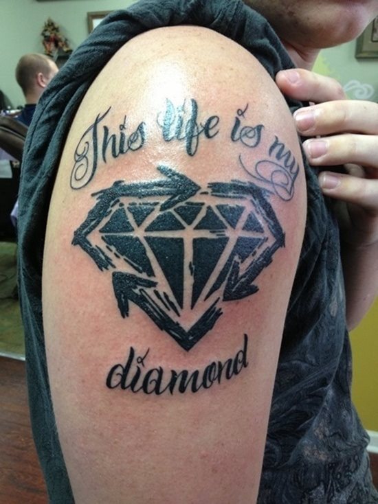 tatouage diamant 23
