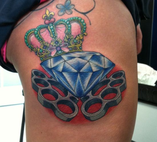 tatouage diamant 62