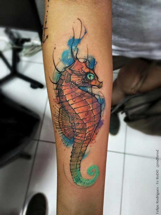 tatouage hippocampe 281