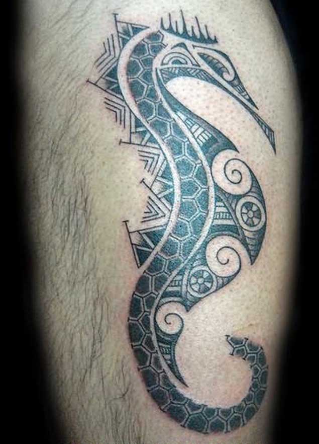 tatouage hippocampe 50