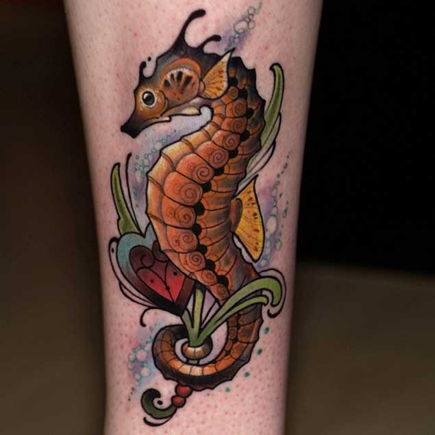 tatouage hippocampe 62