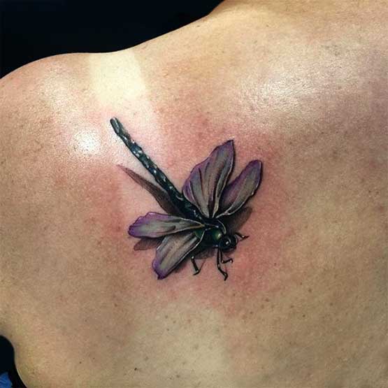 tatouage libellule 383
