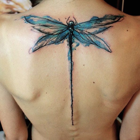 tatouage libellule 611