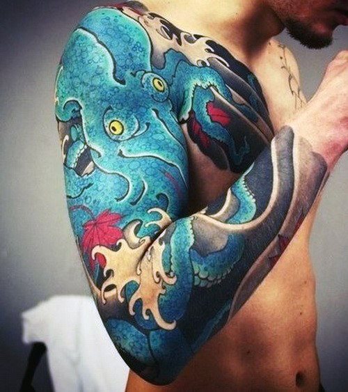 tatouage poulpe 470