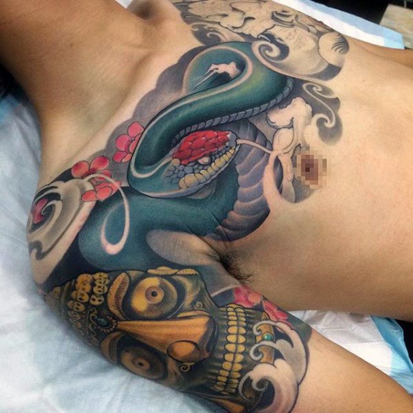 tatouage serpent 137