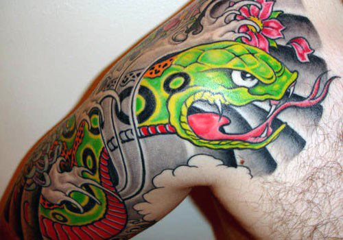 tatouage serpent 176