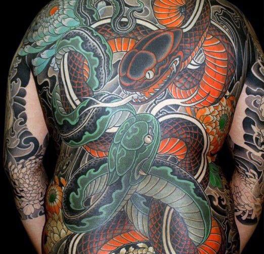 tatouage serpent 38