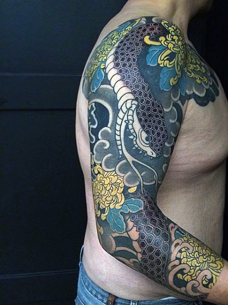 tatouage serpent 41