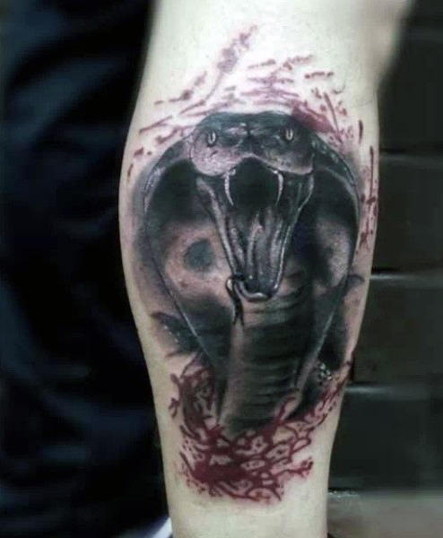 tatouage serpent 44
