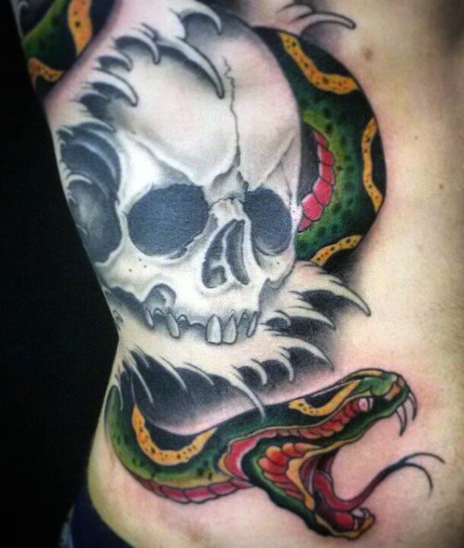 tatouage serpent 53