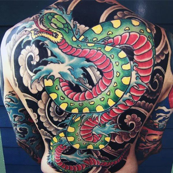tatouage serpent 68