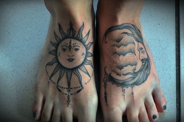 tatouage soleil 14