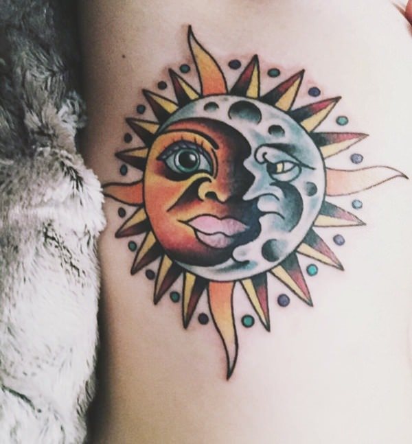 tatouage soleil 167