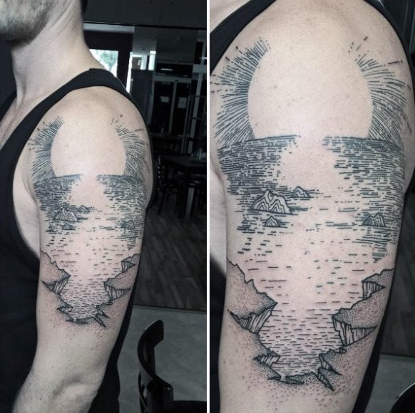 tatouage soleil 281