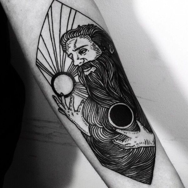 tatouage soleil 287