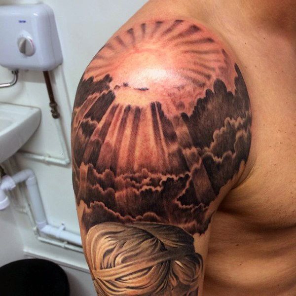 tatouage soleil 341