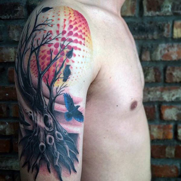 tatouage soleil 350