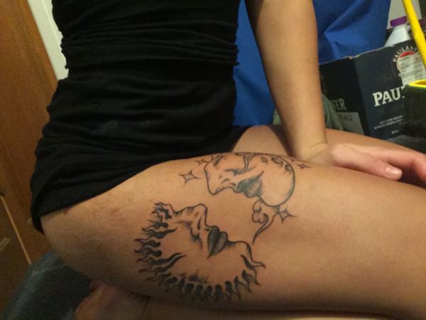 tatouage soleil 53