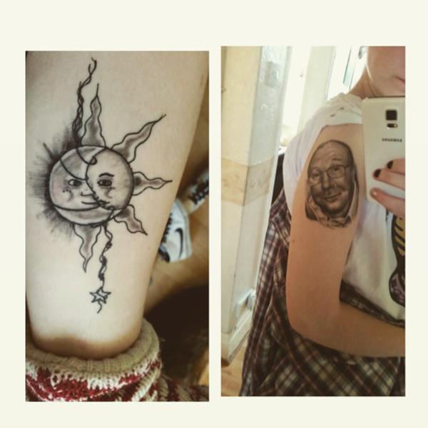 tatouage soleil 56