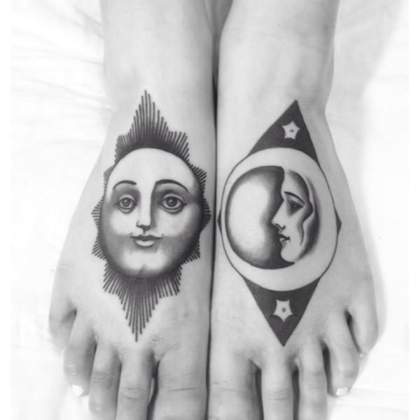 tatouage soleil 77