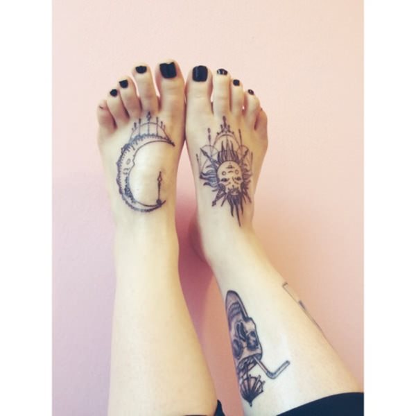 tatouage soleil 95