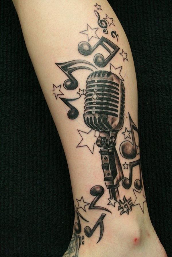 tatouage musique 133