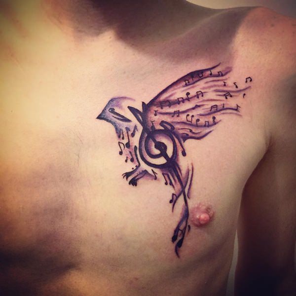 tatouage musique 142