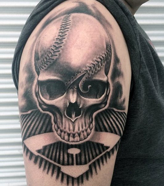 tatouage baseball 112