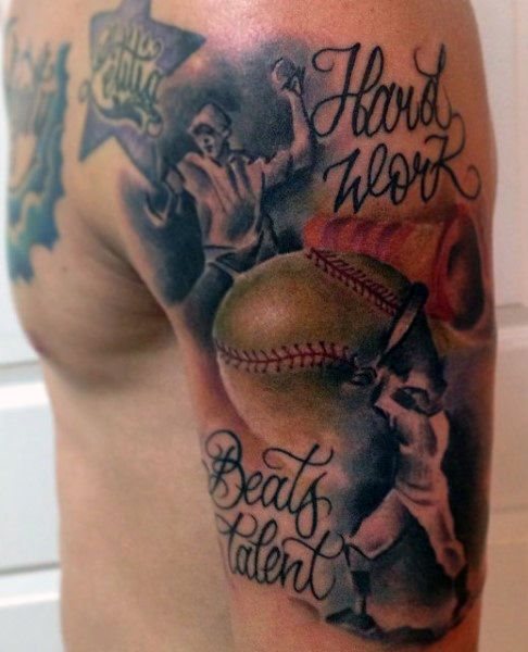 tatouage baseball 67