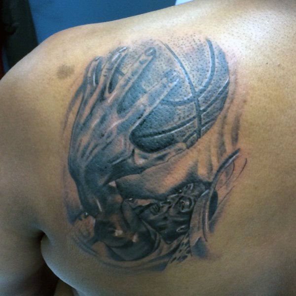 tatouage basket 19