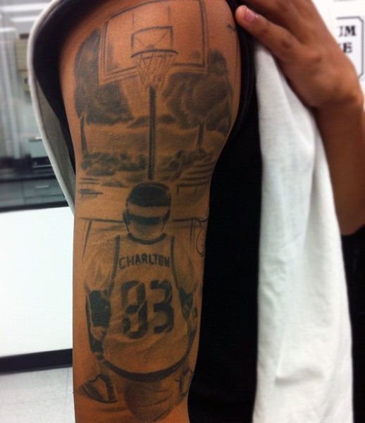 tatouage basket 55