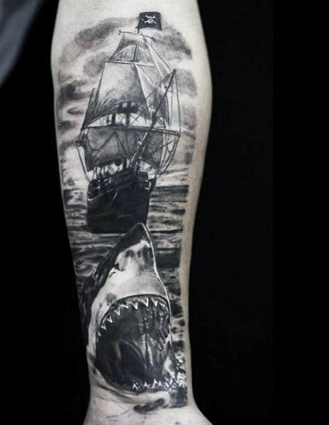 tatouage bateau 148